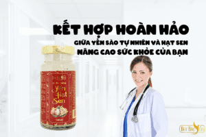 Sự kết hợp độc đáo yến sen Bát Bảo Yến