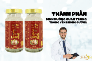 Thành phần quan trọng trong yến không đường
