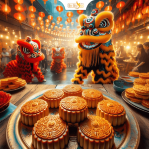 Tết Trung Thu với gia đình.
