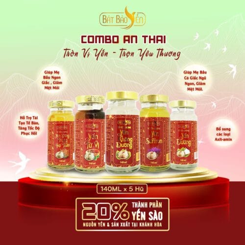 Combo Yến Chưng Sẵn An Thai Dành Cho Phụ Nữ