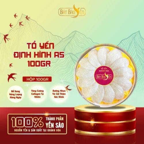 Tổ Yến Tinh Chế Định Hình A5 Xuất Khẩu - 100% Từ Khánh Hoà