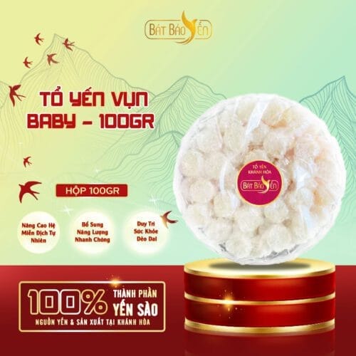 Tổ Yến Vụn Baby Loại 1 Hộp 100gr - 100% Từ Khánh Hoà