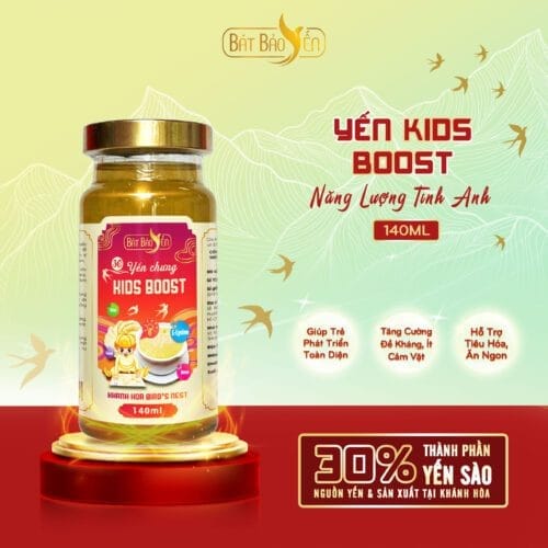 Yến Kids Boost Chưng Sẵn Hũ 140ml - NLTA