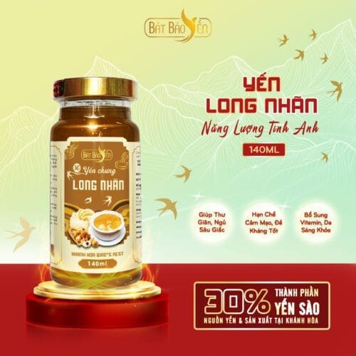 Yến Long Nhãn Chưng Sẵn Hũ 140ml - NLTA