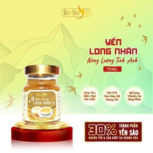 Yến Long Nhãn Chưng Sẵn Hũ 70ml - NLTA