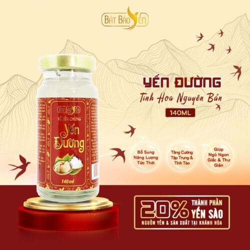 Yến Chưng Sẵn - Yến Đường - 140ml - THNB