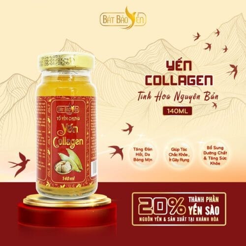 Yến Chưng Sẵn - Yến Collagen - 140ml - THNB